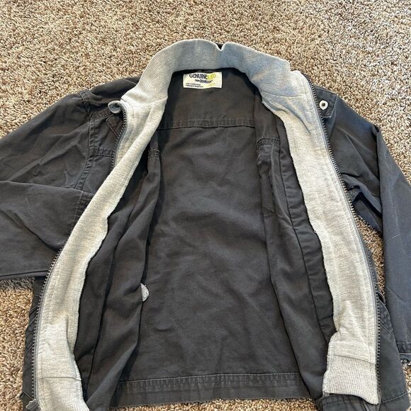 Genuine Kids OshKosh Unisex Gray Jacket Size S Casual Fall Long Sleeve - Picture 7 of 8